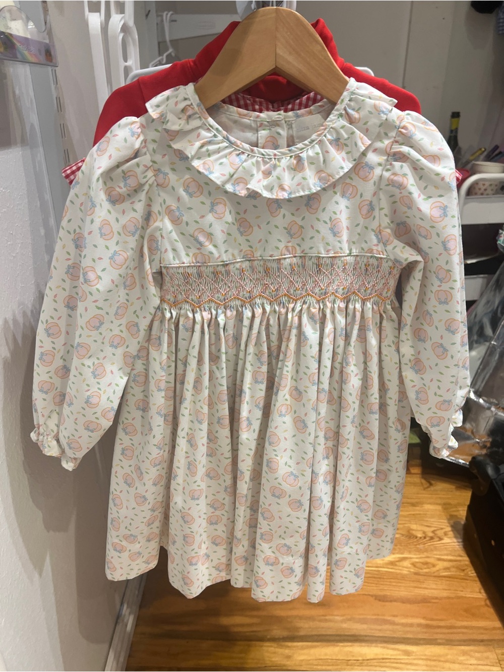 Eliza James Pumpkin dress 4T nwot